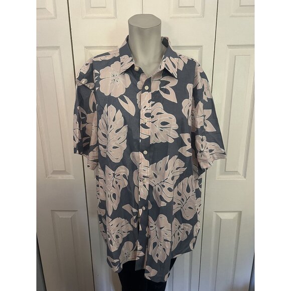 UNTUCKit Men's Blue & Pink  Floral Button Down Shirt Size XXL - Picture 1 of 5